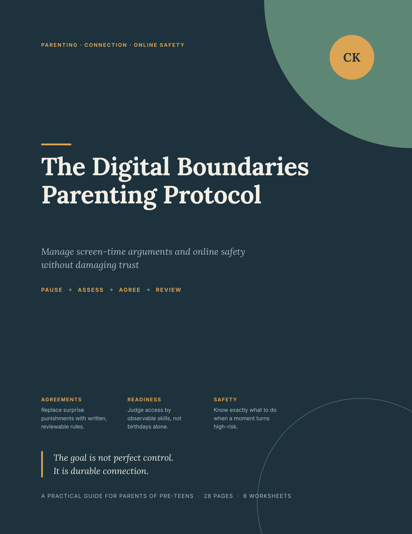 The Digital Boundaries Parenting Protocol