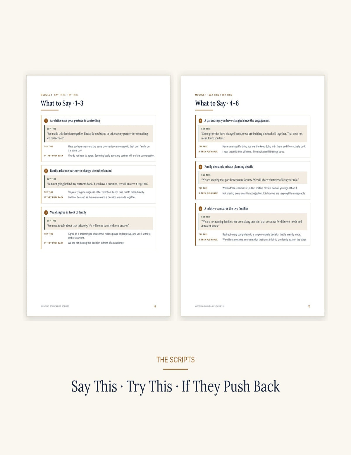 Wedding Boundaries Scripts — 99 Things to Say When Family Pressure Starts