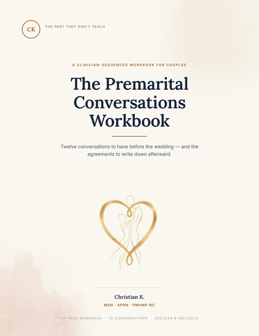 The Premarital Conversations Workbook — 12 Conversations to Have Before the Wedding
