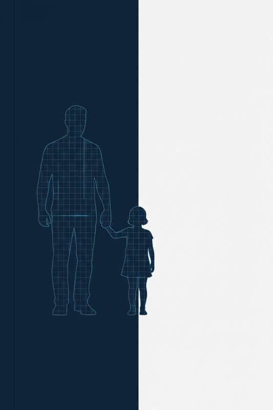 Cover of The Dad Pad Blueprint, a guide to setting up a second home for children