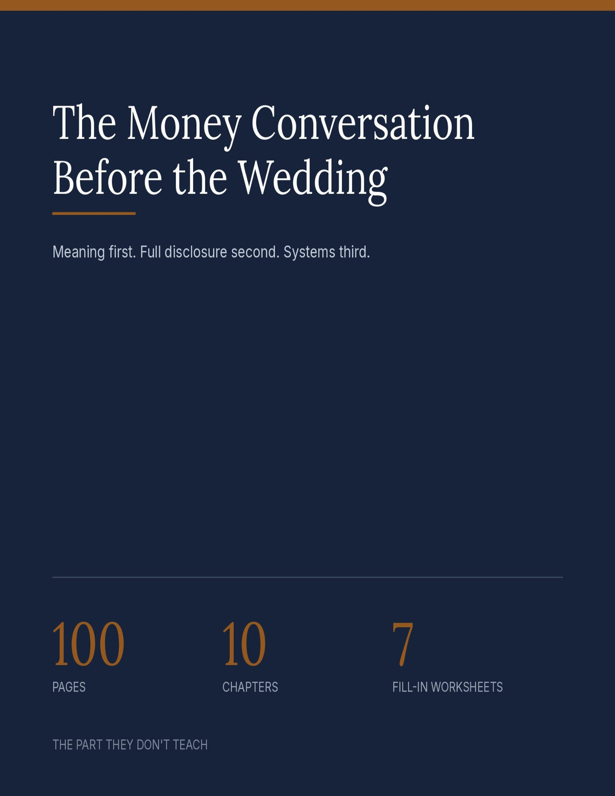 The Money Conversation Before the Wedding — A Financial Honesty Workbook for Engaged Couples
