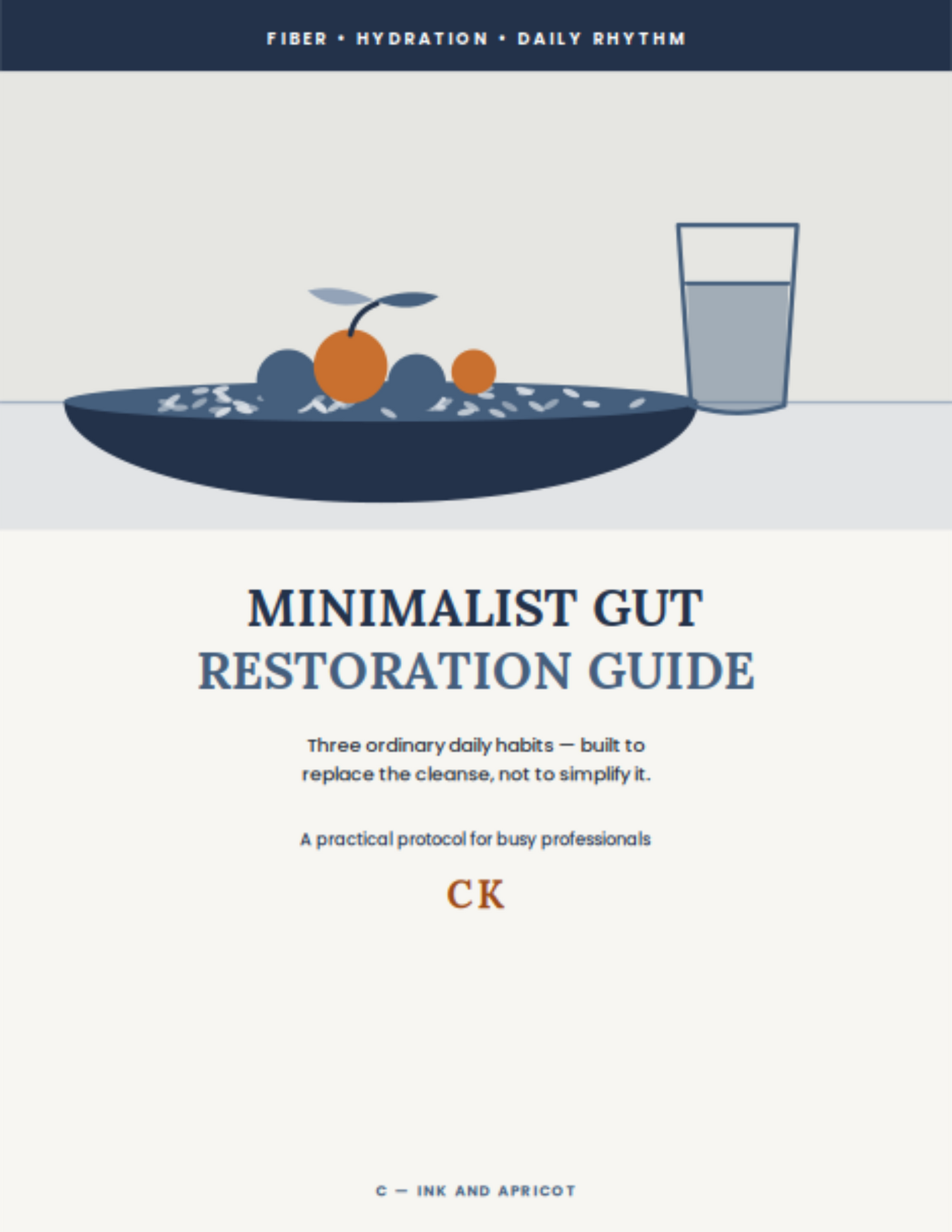 Cover of The Minimalist Gut Restoration Guide