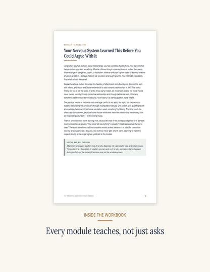 The Premarital Conversations Workbook — 12 Conversations to Have Before the Wedding