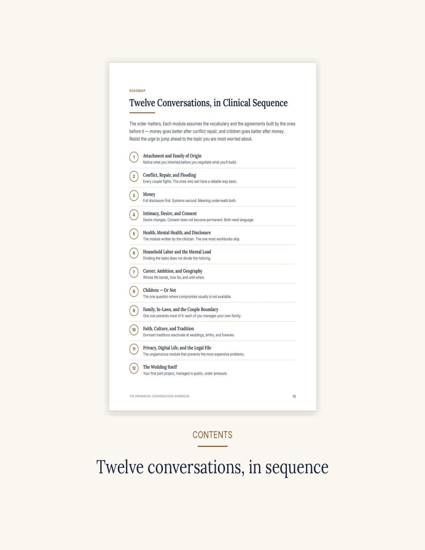 The Premarital Conversations Workbook — 12 Conversations to Have Before the Wedding
