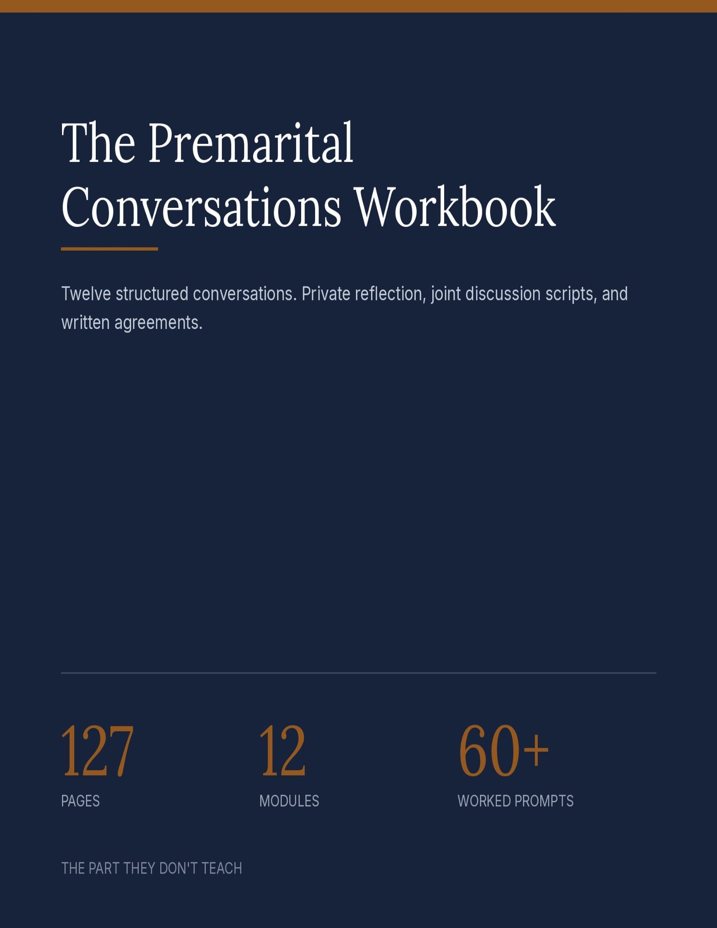 The Premarital Conversations Workbook — 12 Conversations to Have Before the Wedding