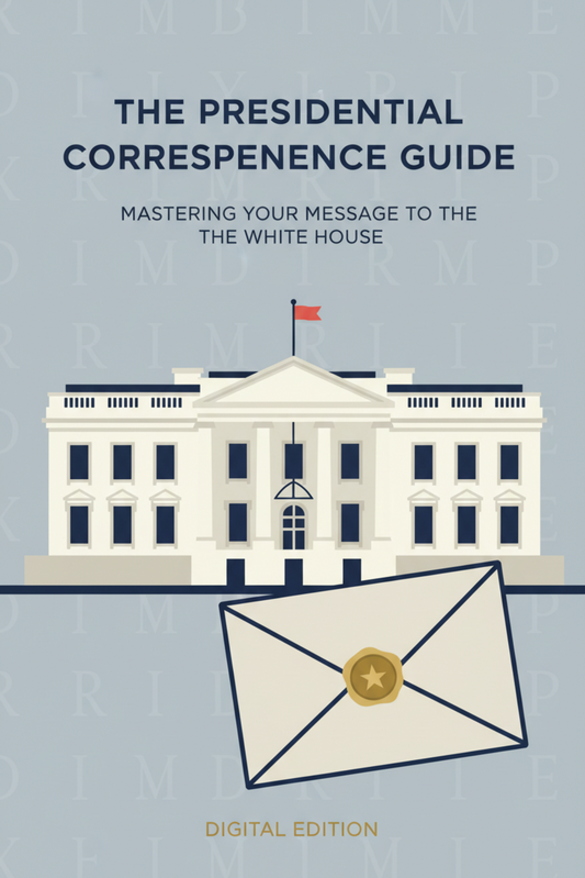 Cover of Write to the White House, a field guide to presidential correspondence